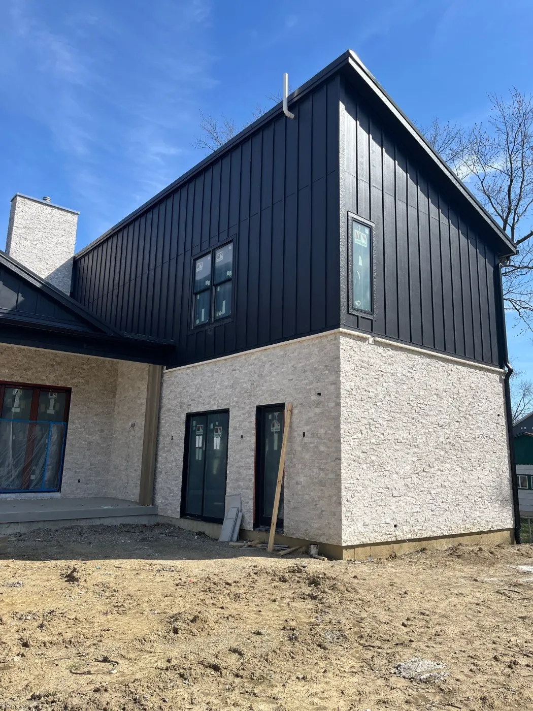 Fiber cement siding installed on a Crooked Creek home